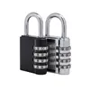 Cadeado de Combinação de Metal para Portas de Armário de Dormitório Estudantil, Bagagem de Academia, Fechaduras de Gaveta e Pequenos Cadeados Antifurto Domésticos