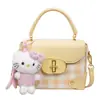 2026 Nueva Bolso Cruzado Popular Elegante con Bolso Pequeño para Salir Bolso Cuadrado Pequeño Bolso de Hombro para Mujer Popular Este Año Bolso de Hombro Único de Moda