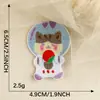 Adorable y Lindo Gato Astronauta Espacial Decoración para Maletas Accesorios para Ropa Manualidades Bloc de Notas Parche DIY Parche de Tela
