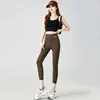 Pantalones de Yoga para Mujer para Uso al Aire Libre 2026 Nuevos de Verano Finos de Cintura Alta Control de Abdomen Pantalones Tiburón para Mujeres Pequeñas, Leggings de Longitud 7/8