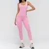 Venta al por mayor transfronteriza de ropa de yoga, mono deportivo de Pilates con sensación de segunda piel, ribete de color contrastante, ropa de fitness adelgazante con escote en V profundo, disponible para dropshipping