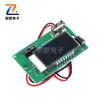Medidor de potencia de doble pantalla con pantalla LED LCD, pantalla de potencia de batería de litio de 12V serie 3/4 de litio e interfaz USB.