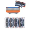 Navaja Manual para Hombre Exportación Transfronteriza Cabeza Naranja Hoja de Cinco Capas Cabeza Antigua Navaja de 5 Capas Manual