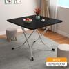 Mesa Plegable para Uso en Casa, Mesa de Comedor para Apartamento Pequeño, Mesa de Comedor para Casa de Alquiler, Mesa Pequeña para Puesto Exterior, Portátil