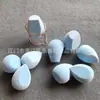 Fábrica de herramientas de maquillaje Lesheng gota de agua sello fibra suave flocado huevo de maquillaje huevo de maquillaje juego de huevos de maquillaje