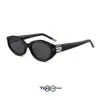 Gafas de Sol Gm Estilo Zhang Ruonan Modernas Gafas de Sol Cat-Eye de Acetato para Hombres y Mujeres Polarizadas Protección UV Visera Versátil