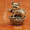 Latón Zodiaco incienso dragón oficina hogar incienso repelente de mosquitos alambre de incienso lingote de cobre moneda serpiente artesanías de metal