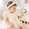 Ropa de Verano para Niños, Elegante Falda de Gasa, Vestido de Cumpleaños para Niños, Vestido de Princesa, Vestido con Lazo para Bebé Niña de un Año