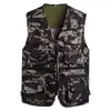 Chaleco Outdoor Delgado Multibolsillos Transfronterizo para Hombre, Chaleco de Pesca de Malla de Secado Rápido de Verano, Ropa de Trabajo para Fotografía para Hombre