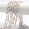 Nuevas Cuentas de Rueda de Cristal de Cristal Coloridas Hechas a Mano para Pulsera Collar Cuentas Sueltas Venta al por Mayor