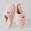 Chinelos de Algodão Outono e Inverno Casa Atacado Indoor Casal Quentes Antiderrapantes Femininos Sapatos Lua Casa Indoor Antiderrapantes