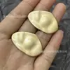 Botones Metálicos, Botones de Forma Irregular, Botones para Abrigos y Suéteres, Botones para Solapa de Cárdigan, Botones Planos de Aleación con Forma de Frijol