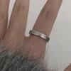 Anillo de un solo dedo ajustable retro de nicho para estudiantes, anillo para hombre, anillo para hombre de alta calidad, estilo frío, anillo liso para hombre