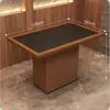 Banqueta para uso comercial en restaurantes, locales de hot pot, bares, restaurantes de cocina japonesa, sushi y ramen, mesas a medida de madera maciza y losa de roca