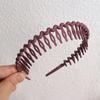 Diadema de verano con diseño de nueva ola para cabello roto, con hebilla dentada antideslizante, para lavar la cara, paquete de cabello sencillo, accesorios para el cabello de celebridades de Internet