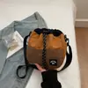 Bolso bandolera para hombre, bolso pequeño de moda con cordón, bolso para teléfono móvil, bolso de hombro casual de moda para mujer