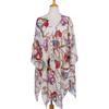 Blusa tipo bikini de gasa, ligera, de secado rápido, con estampado estilo europeo y americano, estilo 2019, estilo kimono tipo cárdigan.