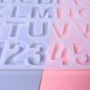 Molde de silicona diy gota de cristal letra inglesa alto espejo 26 letras inglesas pinyin digital silicona colgante abrasivo piezas