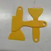 Herramienta para Película de Coche Amarillo Pequeño Raspador Raspador de Tienda de Belleza para Coches Herramienta para Lavado de Coches Película de Coche Pequeño Raspador