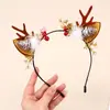Diadema de Disfraz Navideño, Pasador de Cuernos Festivo para Disfraz, Diadema Creativa de Dibujos Animados para Niños, Accesorios para el Cabello de Alta Gama