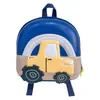 Mochila Escolar para Jardín de Infancia de Comercio Exterior, Mochila Rígida de Dibujos Animados de Coche Lindo, Lonchera, Mini Mochila para Bebé