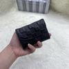 Monedero de piel auténtica para mujer, tarjetero, monedero de piel de vacuno de primera capa, tarjetero, cartera corta con relieve 891