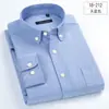 Camisa Oxford de Manga Larga para Hombre de Color Sólido 100% Algodón, Camisa Base Casual Estilo Coreano, Camisa para Hombre 100% Algodón, Venta al por Mayor