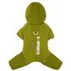 Abrigo de invierno impermeable para mascotas de dos tonos con cuello alto, chaleco cortavientos y cálido, adecuado para uso en exteriores, se puede sujetar a una correa, chaqueta de algodón casual para perros