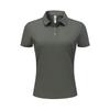 Camisa Polo Casual Esportiva de Verão Respirável de Secagem Rápida com Gola Transpassada Golf Paul Roupa de Trabalho Logo Impresso Personalizado