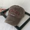 Gorra de béisbol con personalidad, forro suave y bordado de primavera y verano, gorra de mezclilla lavada simple para hombres y mujeres, gorra de moda para hombres y mujeres