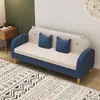 Sofá de dibujos animados de tamaño pequeño, extraíble y lavable, adecuado para tiendas de ropa infantil, dormitorios, apartamentos de alquiler, para dos o tres personas, simple y moderno, lindo