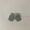 Luvas Infantis para Outono e Inverno, de Dedos Inteiros, Tricô Listrado, Quentes, para Meninos e Meninas, Luvas de Inverno para Bebês, Sem Dedos, Modernas