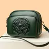 Bolso pequeño redondo de moda para mujer estilo chino, nuevo bolso de hombro casual retro elegante de gran capacidad para mujer