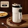 Taza de café de acero inoxidable 316, gran capacidad, portátil con correa para llevar, diseño elegante, adecuada tanto para hombres como para mujeres, forma octagonal