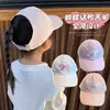 Sombrero de Verano para Niños, Gorra de Béisbol Delgada de Secado Rápido, Gorro de Media Cabeza, Lindo Sombrero de Sol para Bebés, Estilo Dulce