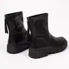 Botines Cortos de Aumento Interior Talla Pequeña Mujer 2024 Nuevos Botas Martin de Suela Gruesa Botas de Mujer Talla Grande Tallas 41-43 Botas de Caña Media Adelgazantes