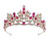 Super Fada Nova Princesa Doce Noiva Coroa Vermelha Acessórios para Cabelo Cristal Brinde Roupas Presente de Décimo Oitavo Aniversário