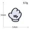 Emblemas Premium Bordados à Máquina para Comércio Exterior Transfronteiriço, Patches Bordados com Tema de Gestos, Acessórios para Roupas, Patches para Reparo de Furos DIY
