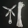 Bote de goma inflable kayak bote inflable bote de pesca ancla plegable especial ancla de loto ancla fija de acero al carbono kayak