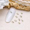Mini tamanho pequeno olho de cavalo atacado celebridade da internet manicure mini cor mágica sementes de gergelim fundo pontiagudo Diamante formato especial decoração de unha