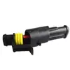 Conector à prova d'água para carro série 1.5 transfronteiriço, plugue macho e fêmea AMP, 2 furos, 2 pinos, divisor, plug DJ7021