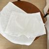 10A Ropa Interior Antibacteriana de Algodón con Entrepierna Extendida para Mujer, Cintura Media, Algodón Puro, Pantalones de Seguridad para Mujer, Bóxer Dos en Uno Anti-Exposición