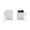 Carregador portátil (power bank) de alta capacidade (20000mAh) para atacado, com cabo embutido, 22.5W, produto não finalizado