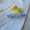 Acessórios de Cabelo Yhj Novo Presilha de Flor Simples de Acetato Presilha de Cabelo com Atmosfera Doce Presilha de Tubarão de Alta Qualidade Presilha para Meio Preso
