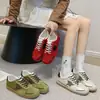 Zapatillas de entrenamiento versátiles para mujer estilo coreano retro para primavera y otoño, nuevo diseño de bloques de color 2026, cómodas zapatillas deportivas casuales, tela de superestrella