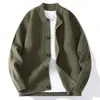 Suéter Cárdigan de Moda Redondo para Hombre Otoño/Invierno 2026, Tejido de Color Sólido, Chaqueta Cardigan Sencilla