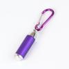 Mini llavero con linterna LED, regalo de vacaciones, pequeño tubo de tracción, hebilla de montañismo, aleación de aluminio, zoom telescópico, linterna pequeña
