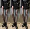 Medias de seda negras para mujer, primavera y otoño, presión JK, seda negra fina, inserciones, celebridad de Internet, antigancho, seda, verano, pantimedias negras