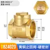Válvula de retenção Bozheng BZ4020 de latão válvula unidirecional rosqueada vedação macia tubo de água horizontal vedação dura válvula de retenção
