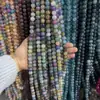 Contas de esmalte coloridas de calcedônia tingidas com água de 10 mm, contas de dragão coloridas, pulseira faça você mesmo, contas redondas, material de contas